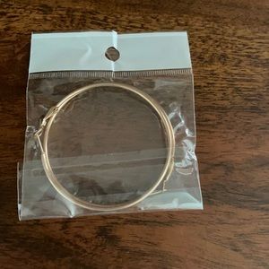 New hoops earrings rose gold